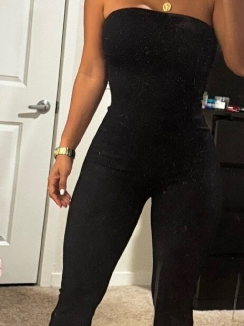 Women’s Black Flare Jumpsuit